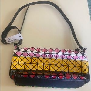 Issey Miyake tiled cross-body bag